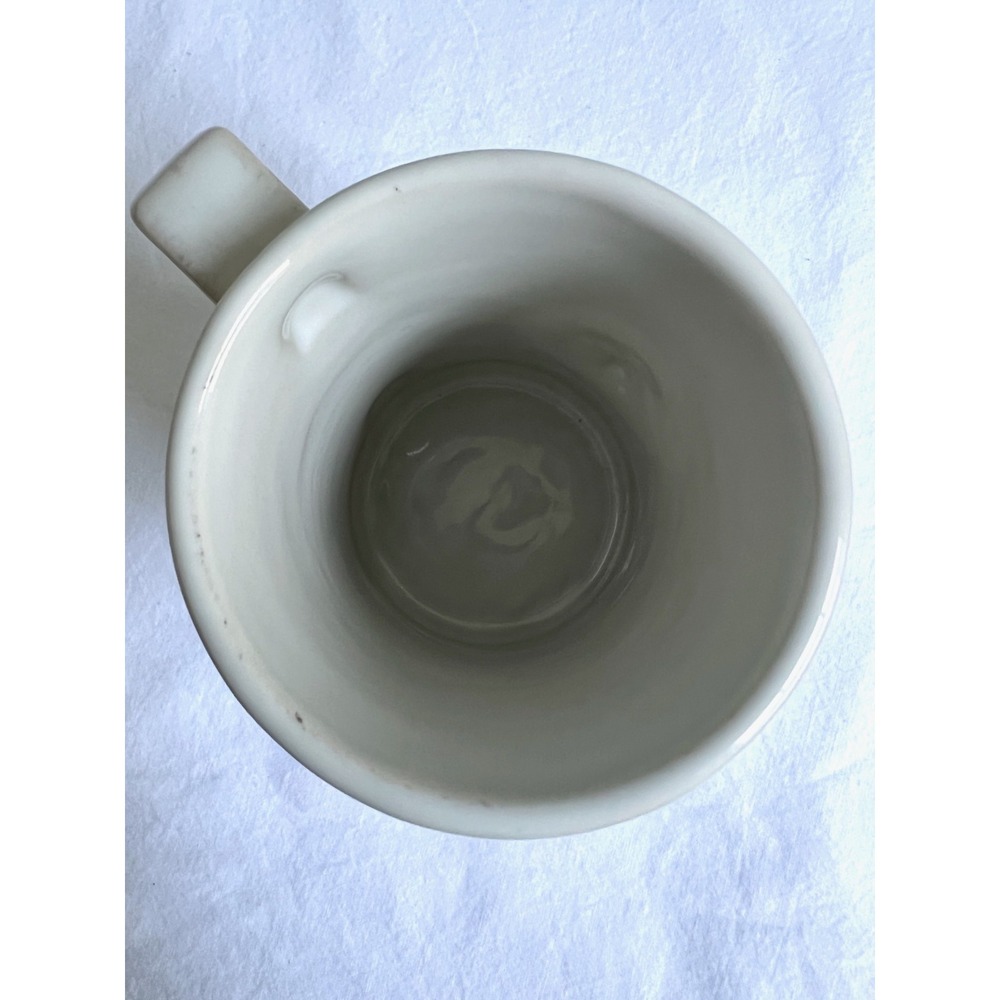 Juliska Ceramics Courage Lion Berry & Thread Whitewash Mug Coffee Cup Excellent - Picture 6 of 8